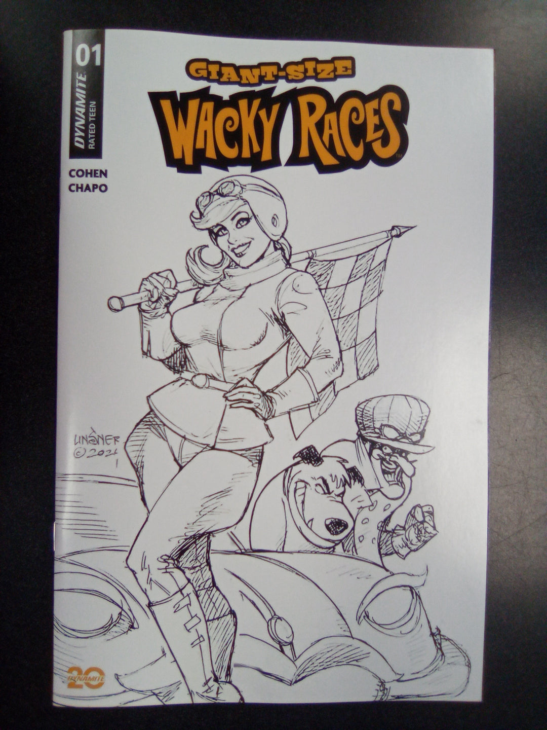 Giant-Size Wacky Races #1 Cover G 10 Copy Variant Edition Linsner Line Ar