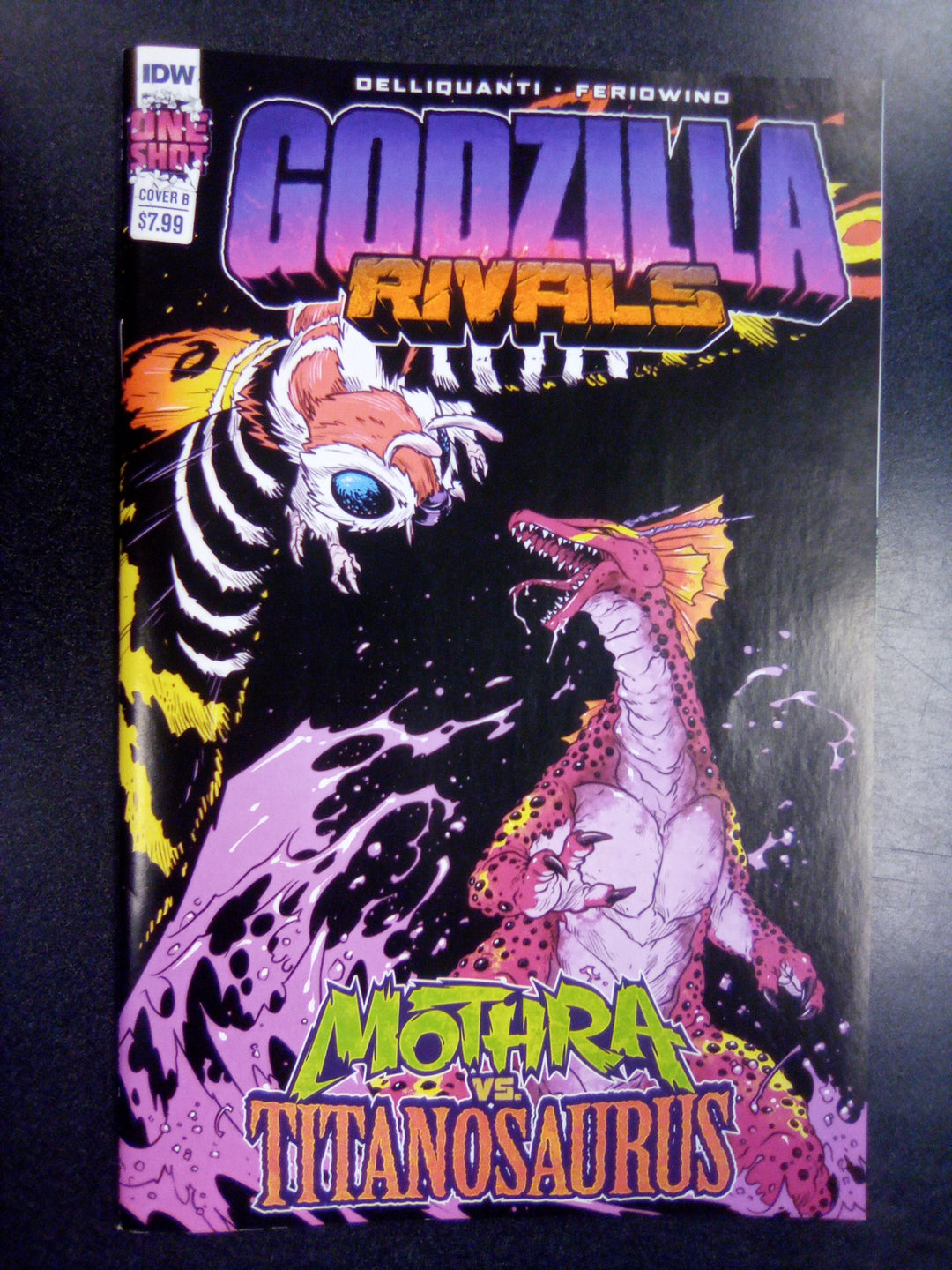 Godzilla Rivals Mothra vs Titanosaurus Cover B Campbell