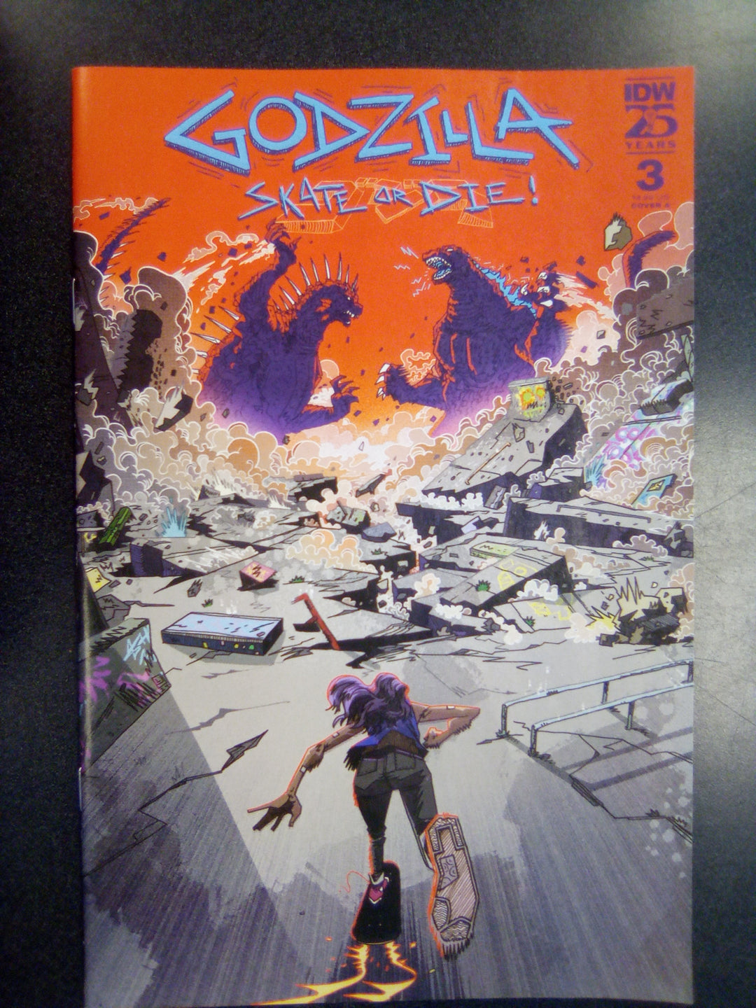 Godzilla Skate Or Die #3 Cover A Joyce