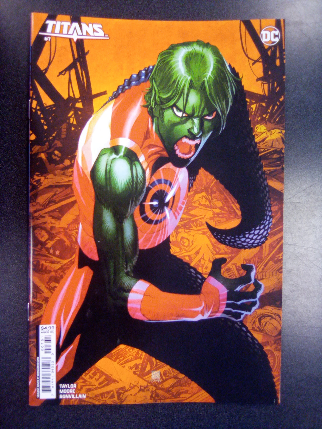 Titans #7 Cover C Bernard Chang Card Stock Variant