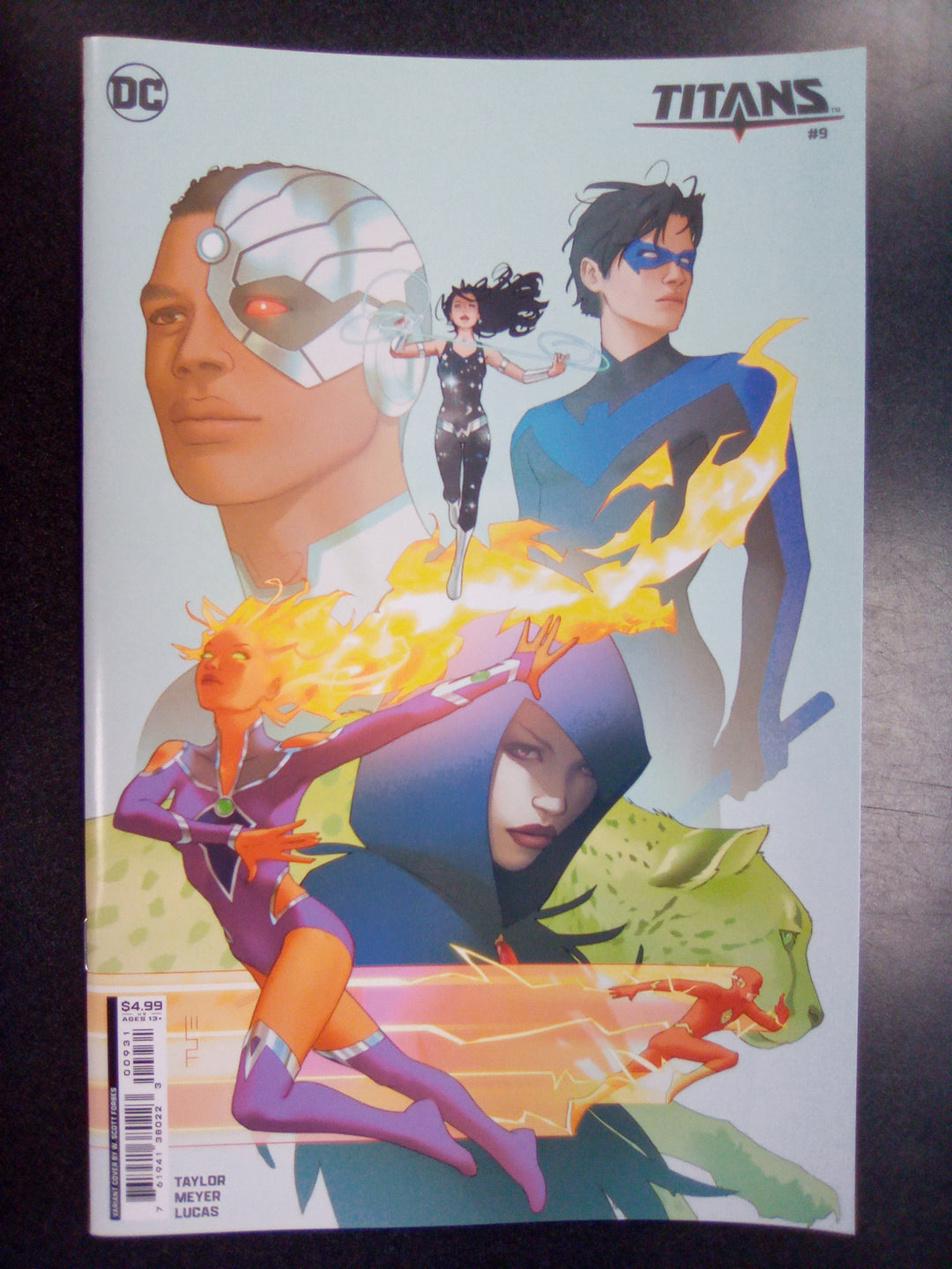 Titans #9 Cover C W Scott Forbes Card Stock Variant