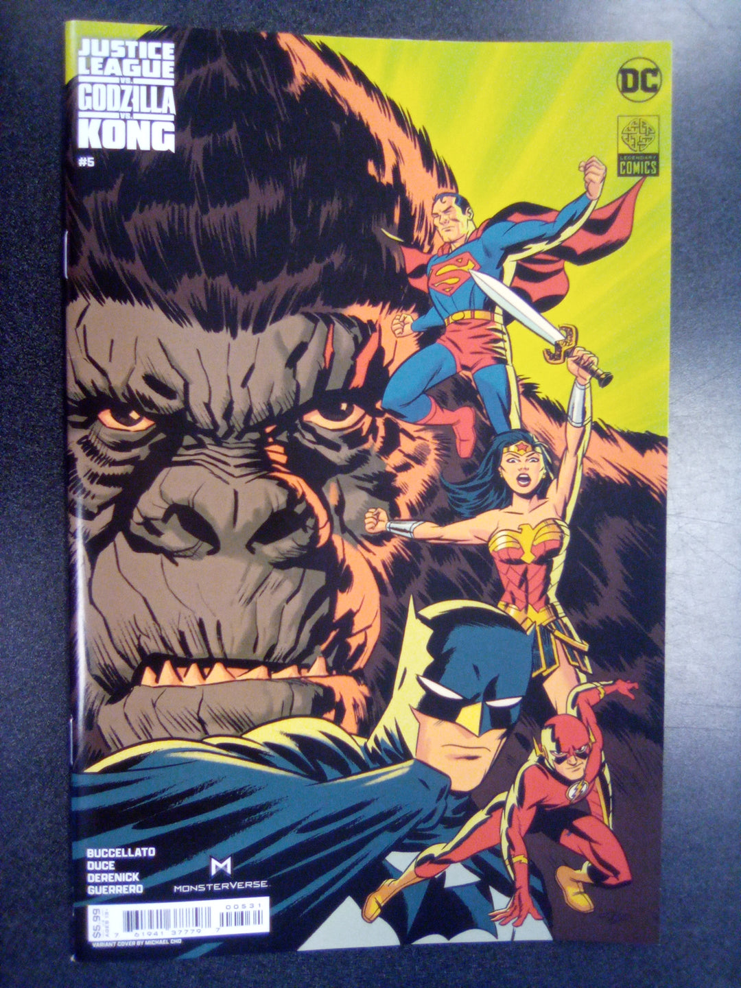 Justice League vs Godzilla vs Kong #5 (Of 7) Cover C Michael Cho Card Stock Variant