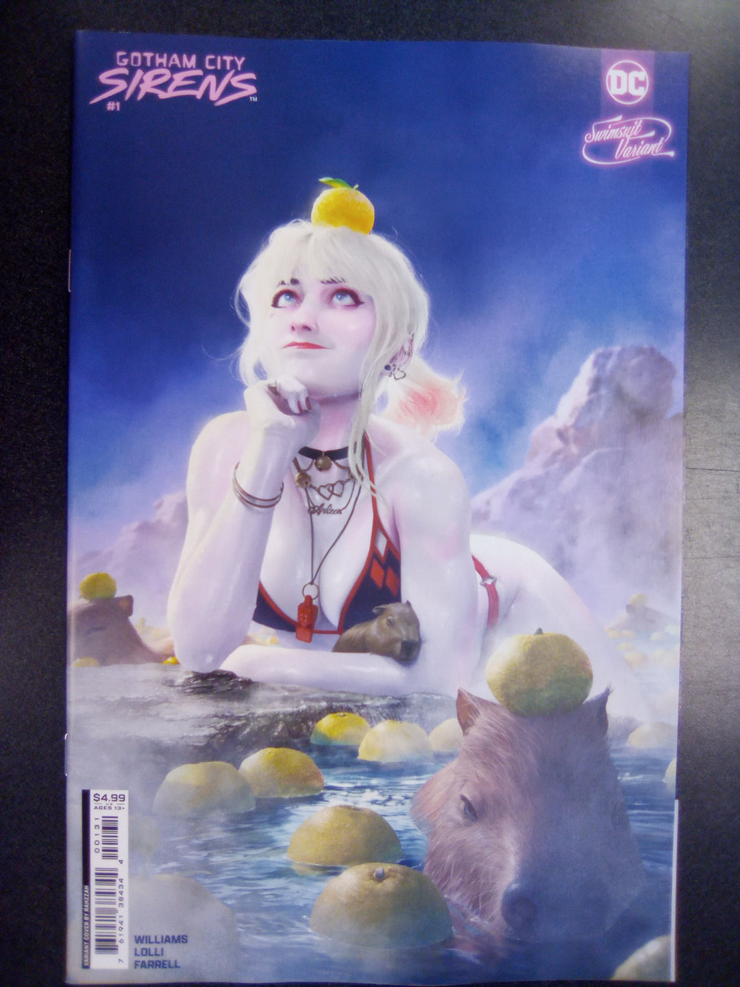 Gotham City Sirens #1 (Of 4) Cover F Rahzzah Swimsuit Card Stock Variant