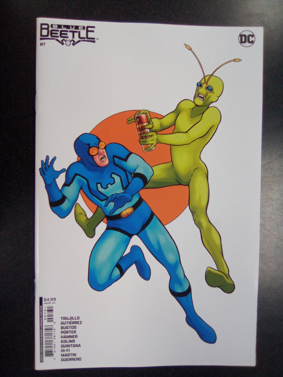 Blue Beetle #7 Cover B Kevin Maguire Card Stock Variant
