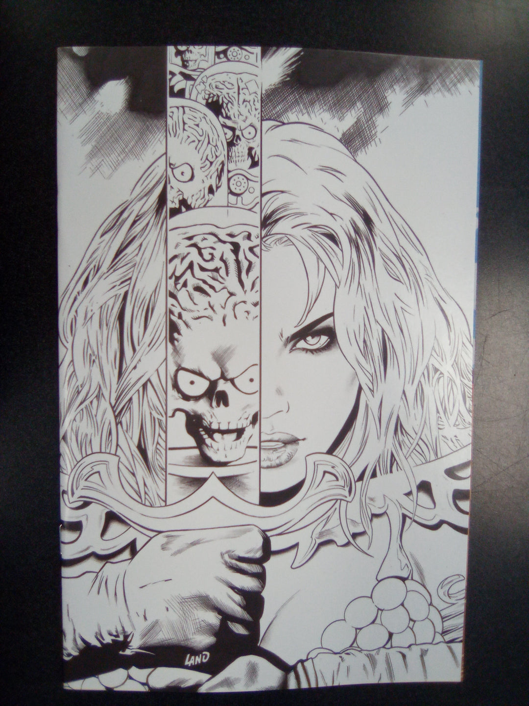 Red Sonja Attacks Mars #2 Cover F 10 Copy Variant Edition Land Line Art V
