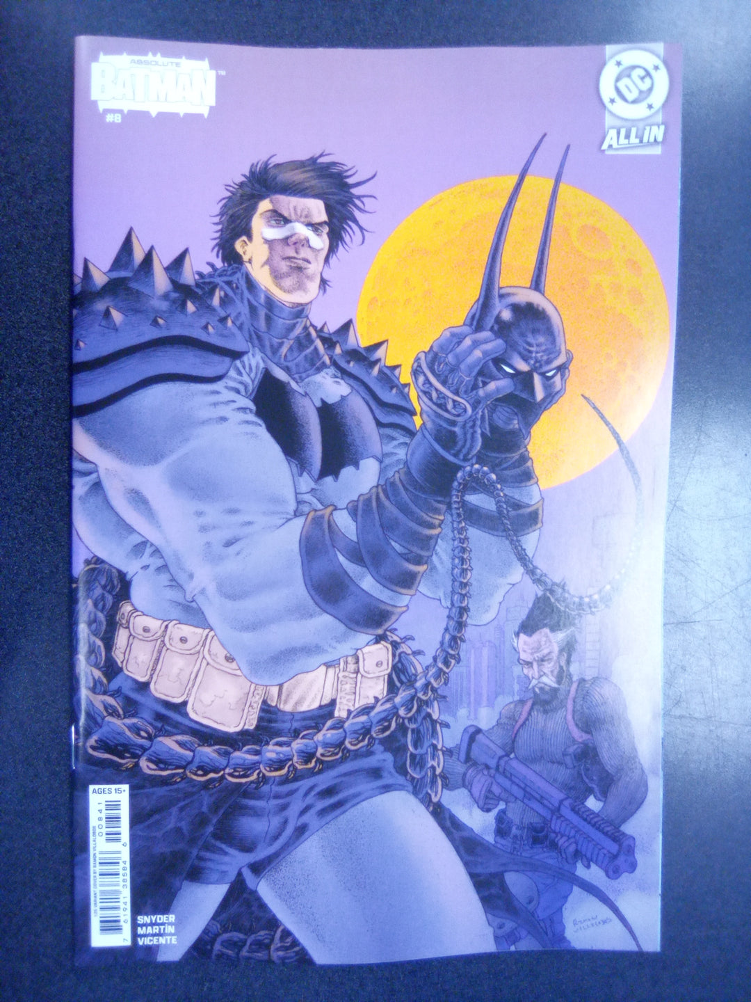 Absolute Batman #8 Cover D 1 in 25 Ramon Villalobos Card Stock Variant