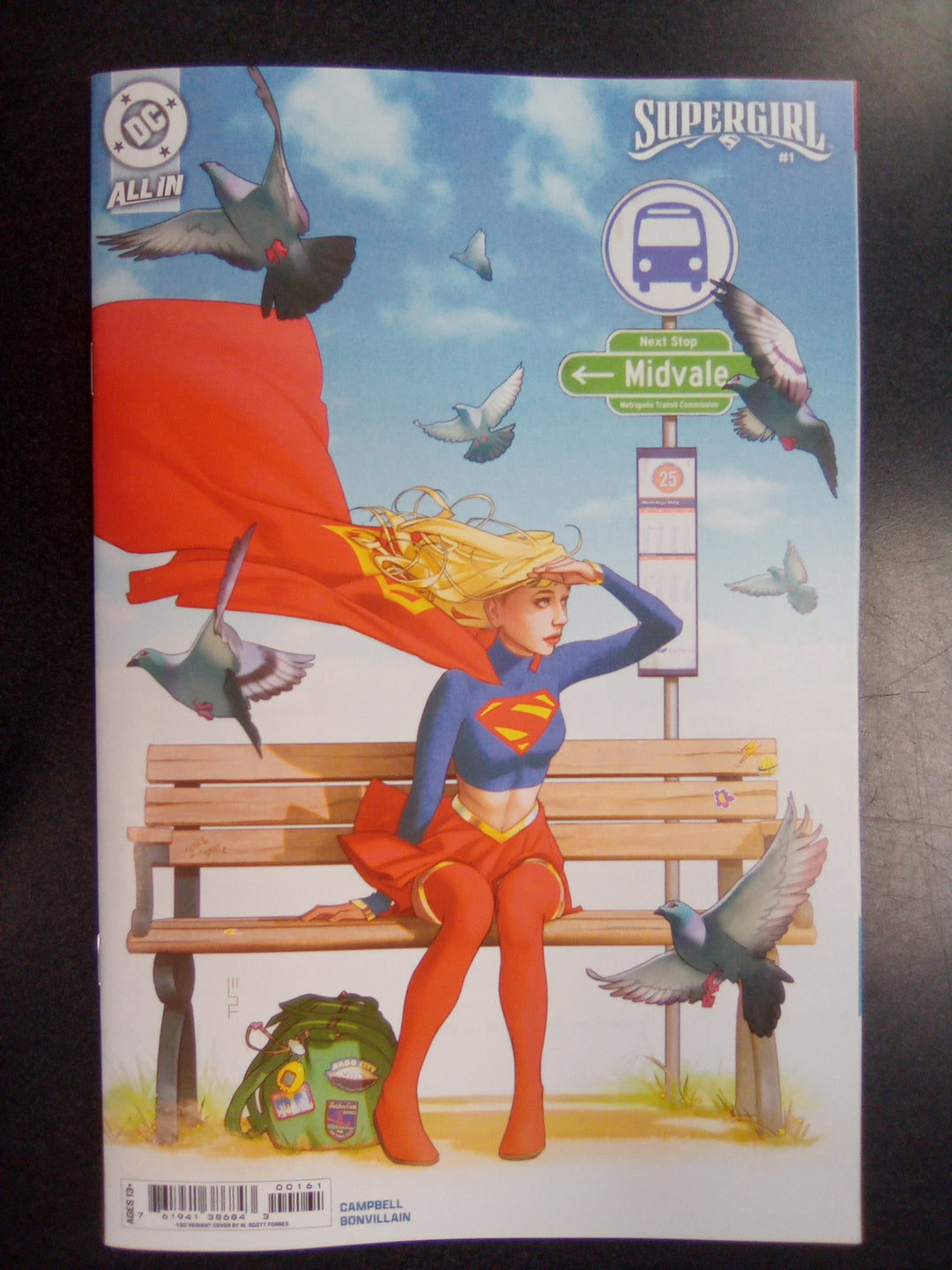 Supergirl #1 Cover H 1 in 50 W Scott Forbes Card Stock Variant