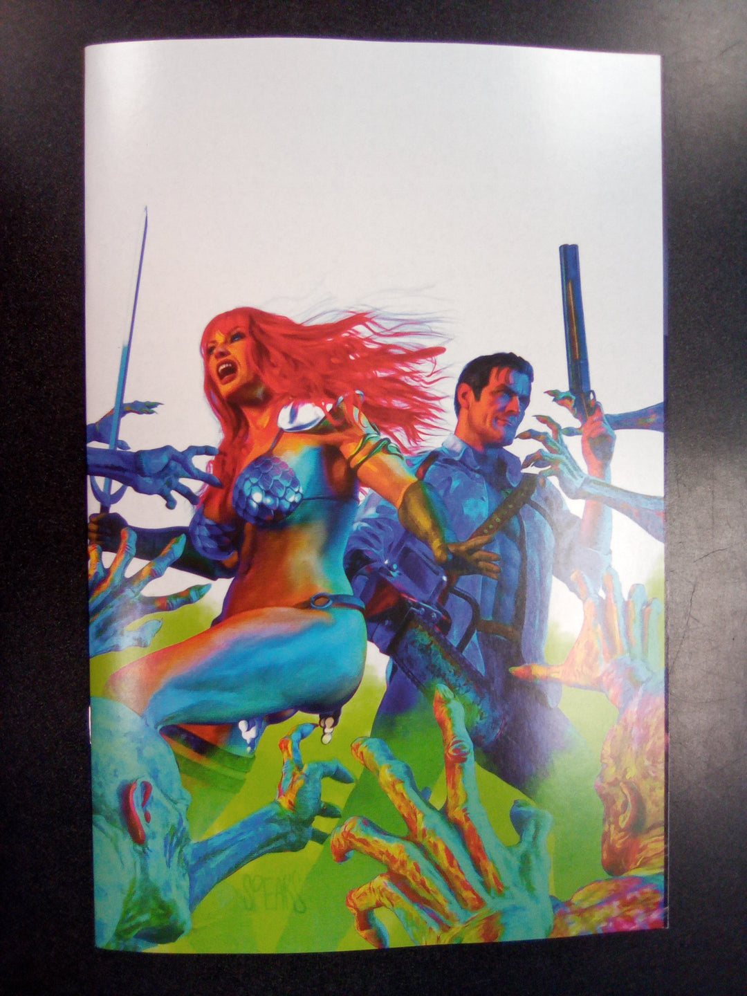 Red Sonja vs Aod #1 Cover X Foc 20 Copy Variant Edition Spears White Virgin