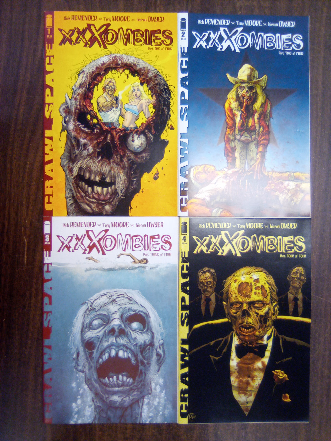 Crawl Space Xxxombies #1 - 4 Set VF/NM