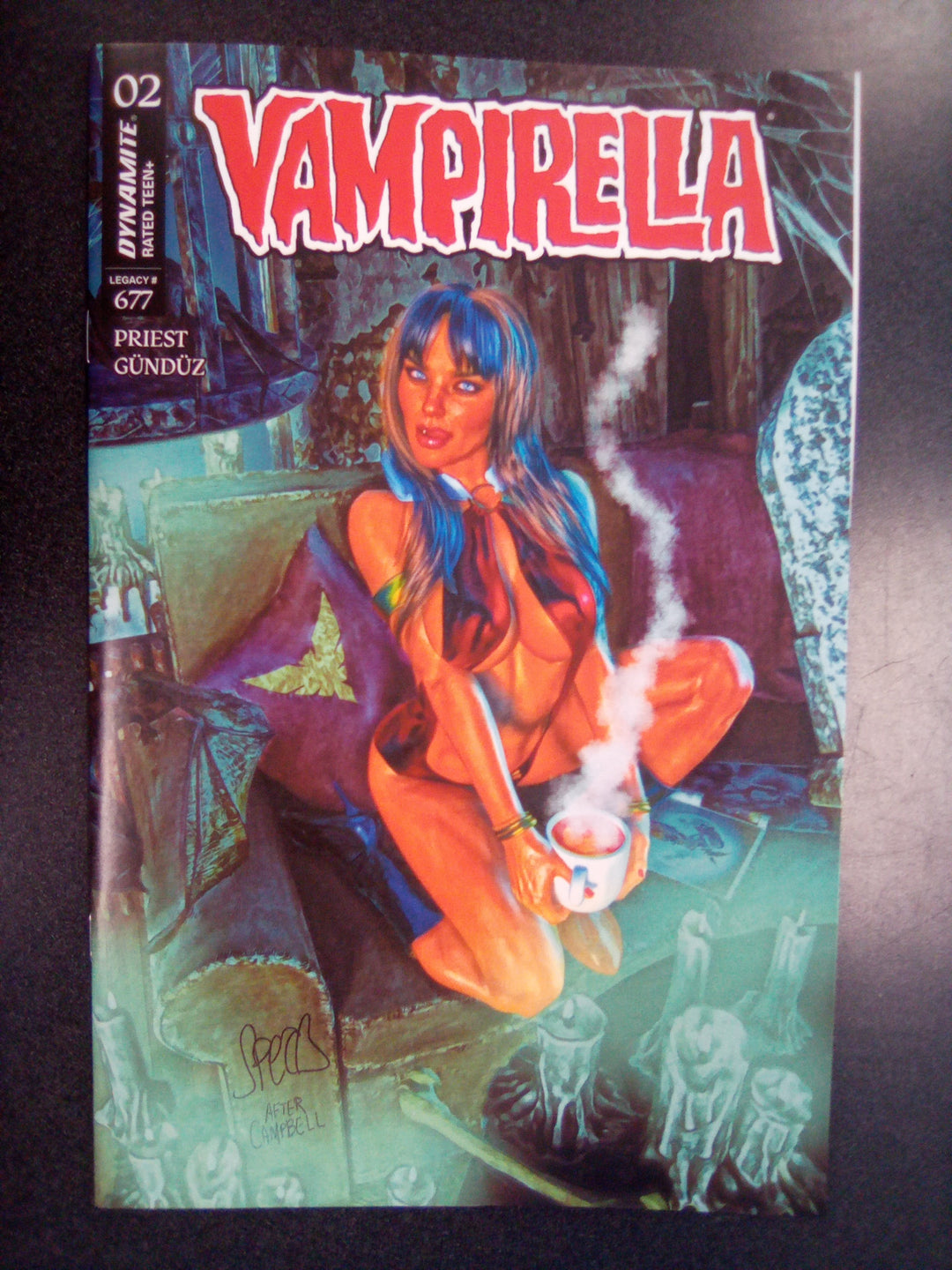 Vampirella (2025) #2 Cover Zd Foc 10 Copy Variant Edition Spears Blue