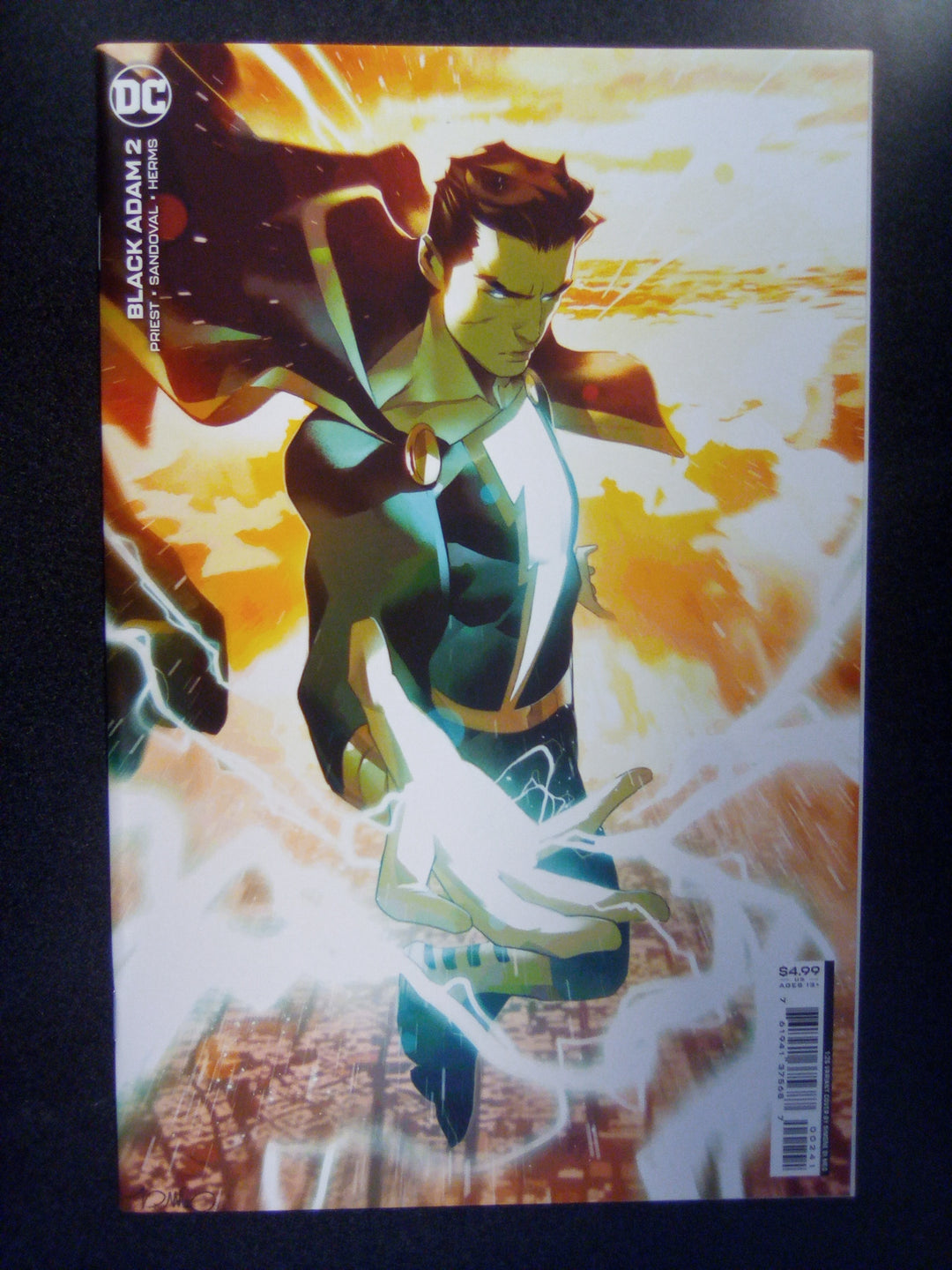 Black Adam #2 Cover D 1 in 25 Simone Di Meo Card Stock Variant
