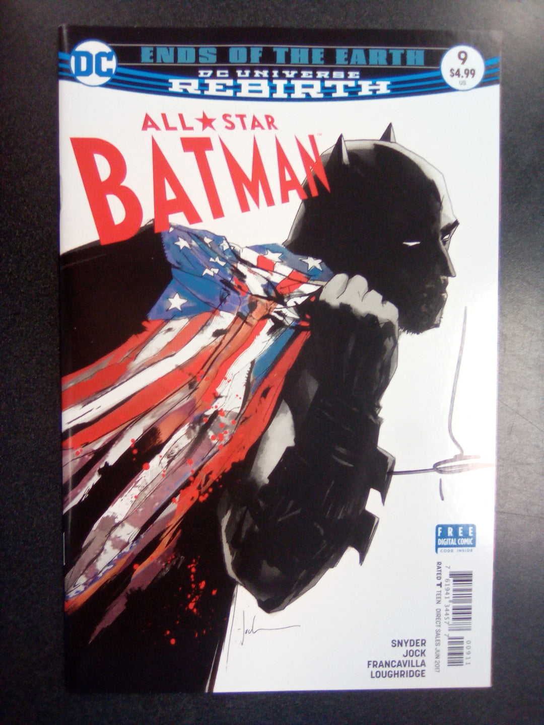 All Star Batman #9 (2017) Jock Cover