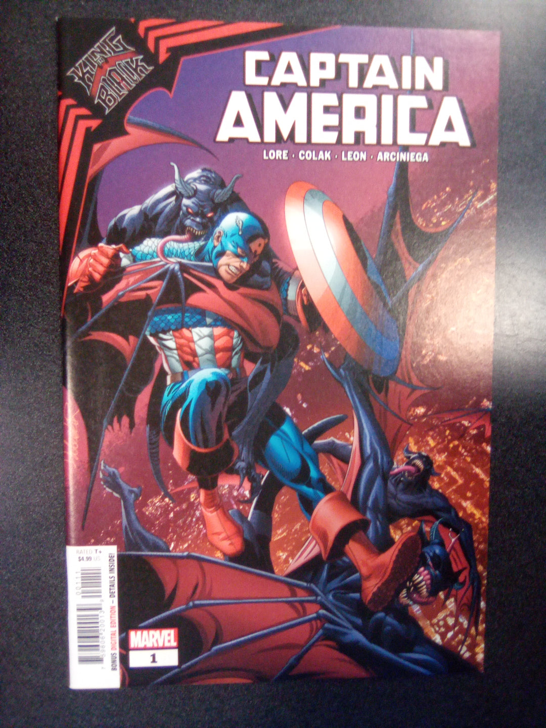 King in Black Captain America #1 (2021)
