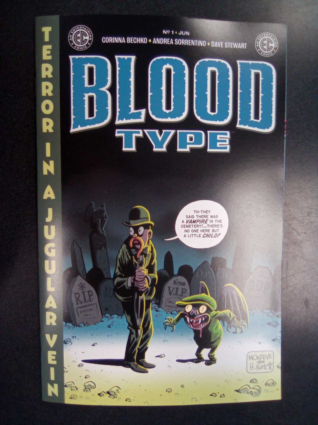 EC Blood Type #1 (Of 4) Cover D 1 in 10 Albert Monteys EC Homage Variant