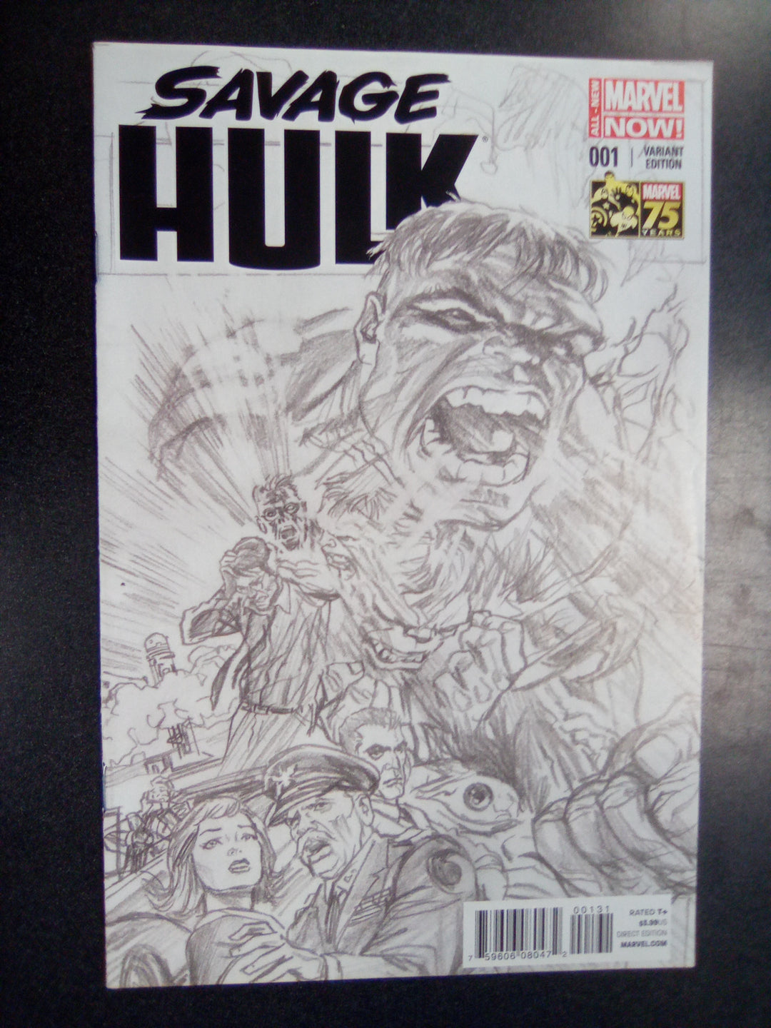 Savage Hulk #1 1:300 Alex Ross Sketch Variant
