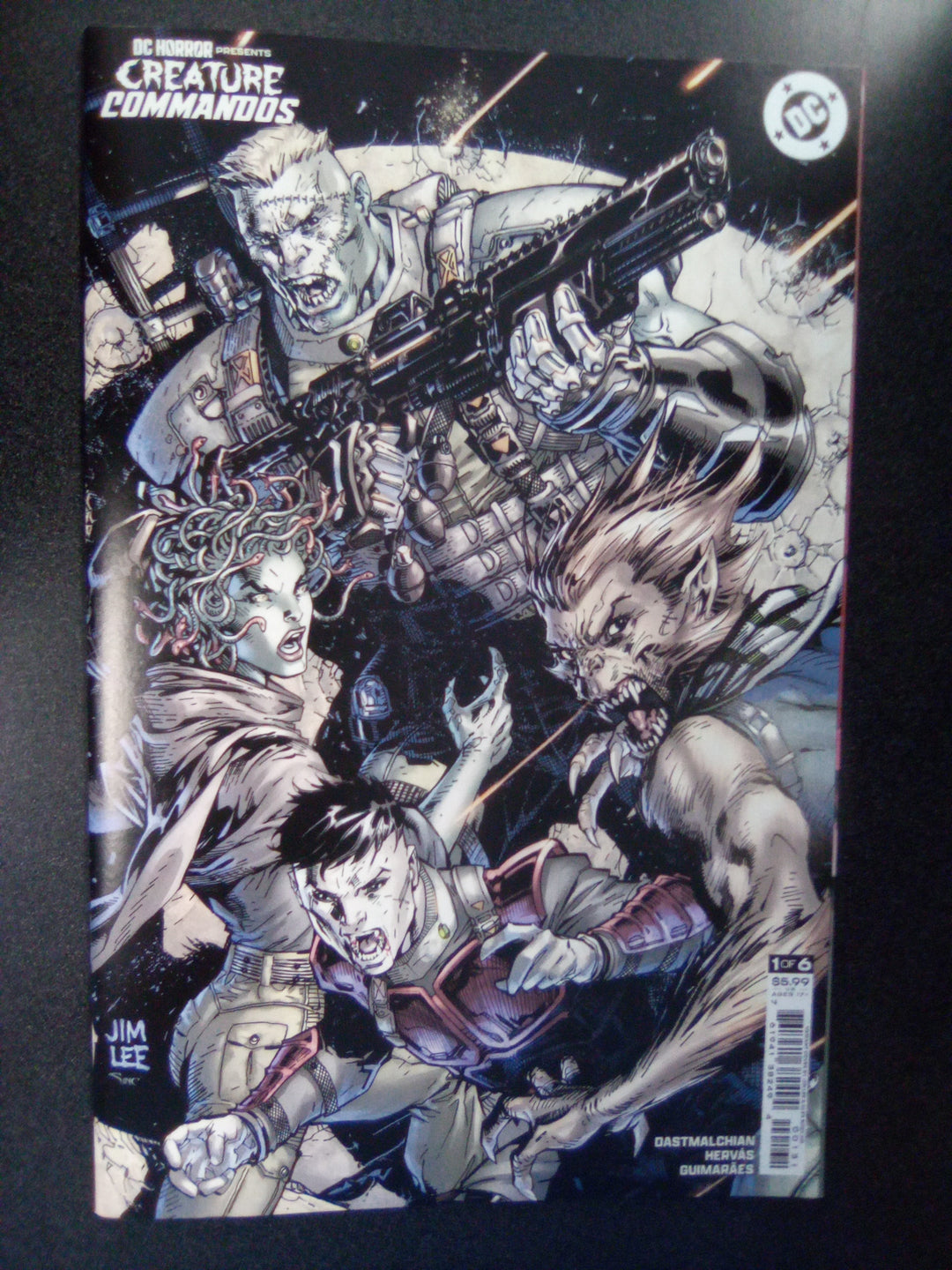 DC Horror Presents Creature Commandos #1 (Of 6) Cover C Jim Lee Card Stock Variant