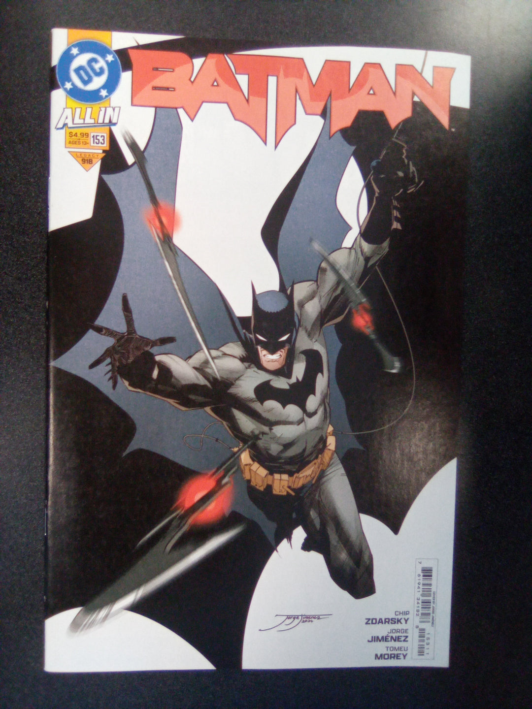 Batman #153 Cover A Jorge Jimenez