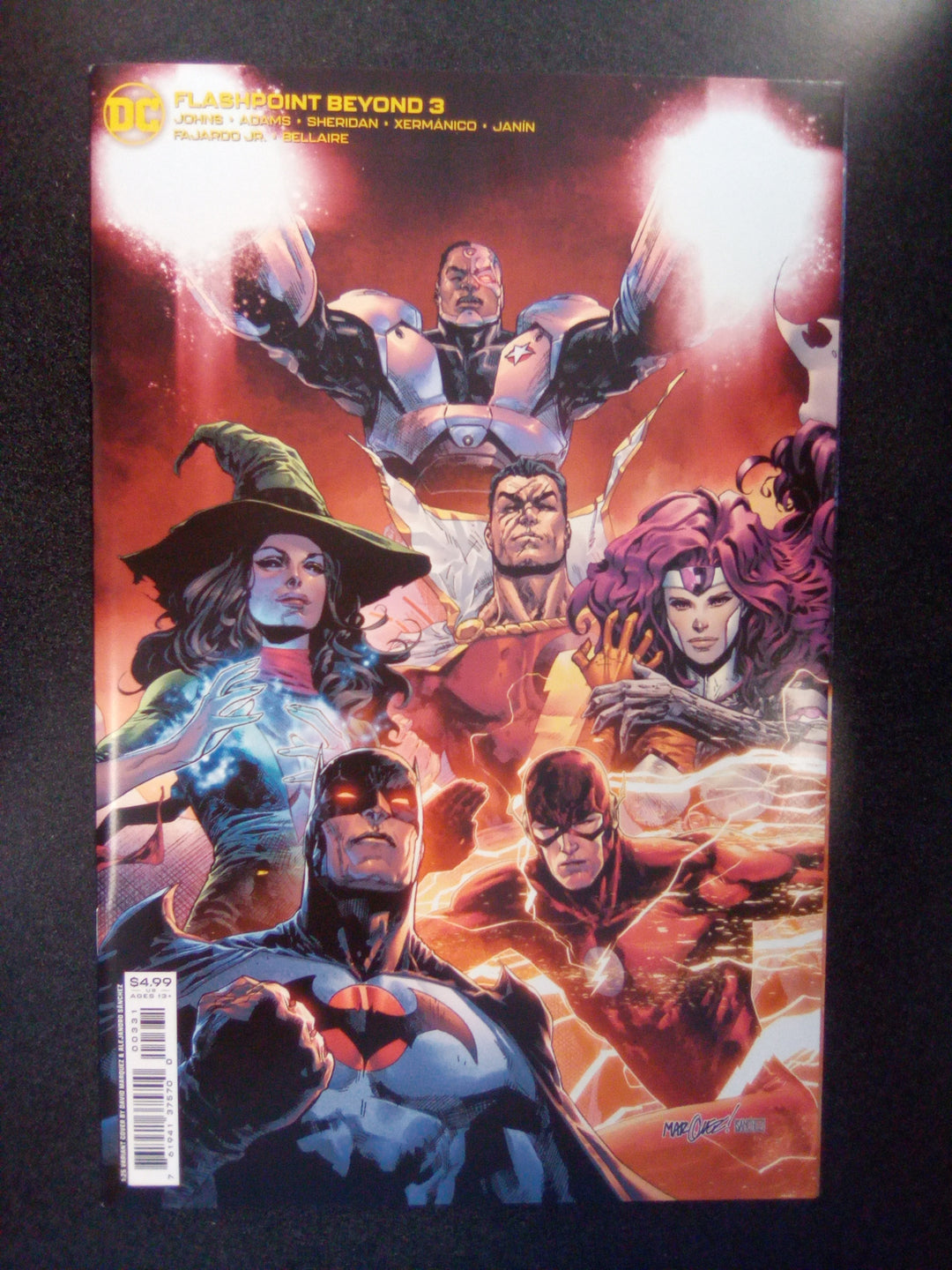 Flashpoint Beyond #3 (Of 6) Cover C 1 in 25 David Marquez Card Stock Variant