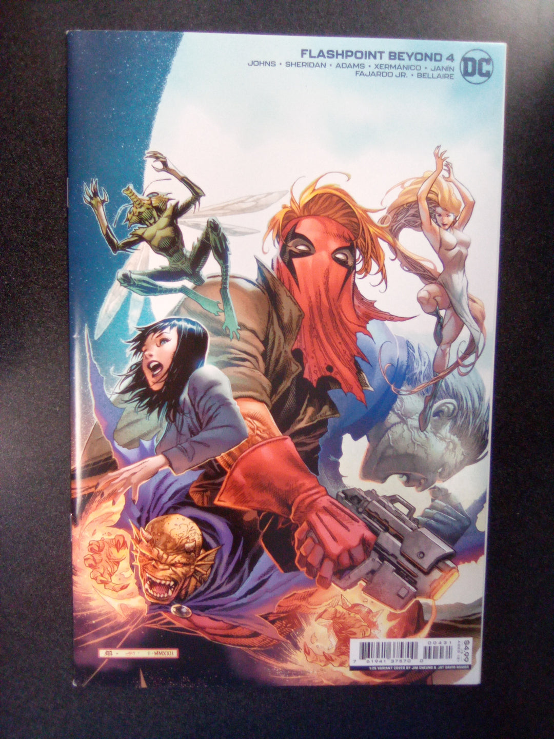 Flashpoint Beyond #4 (Of 6) Cover C 1 in 25 Jim Cheung Card Stock Variant