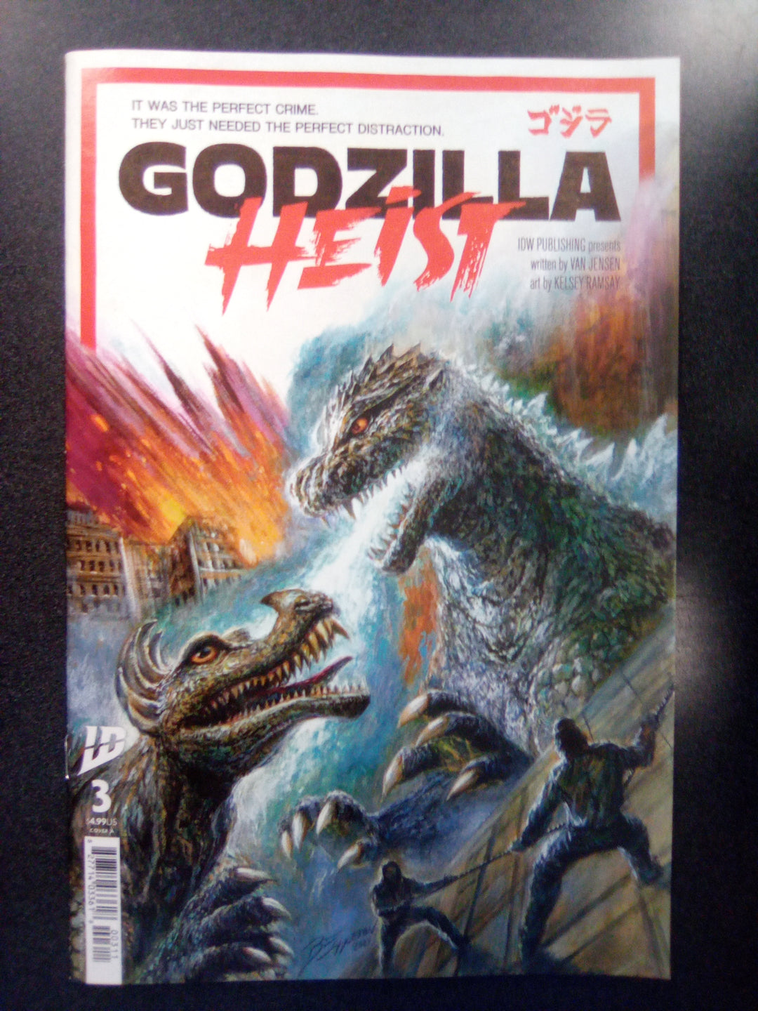 Godzilla: Heist #3 Cover A (Eggleton)