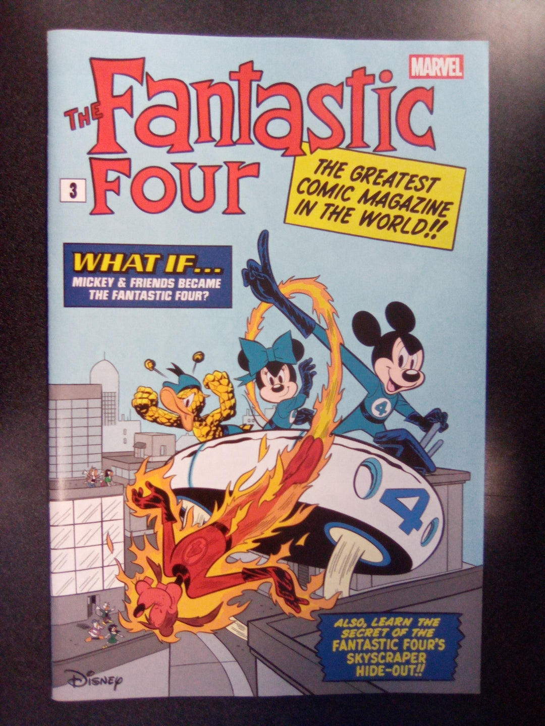 Fantastic Four #28 Francesco D'Ippolito Disney What If? Fantastic Four Homage Va Riant