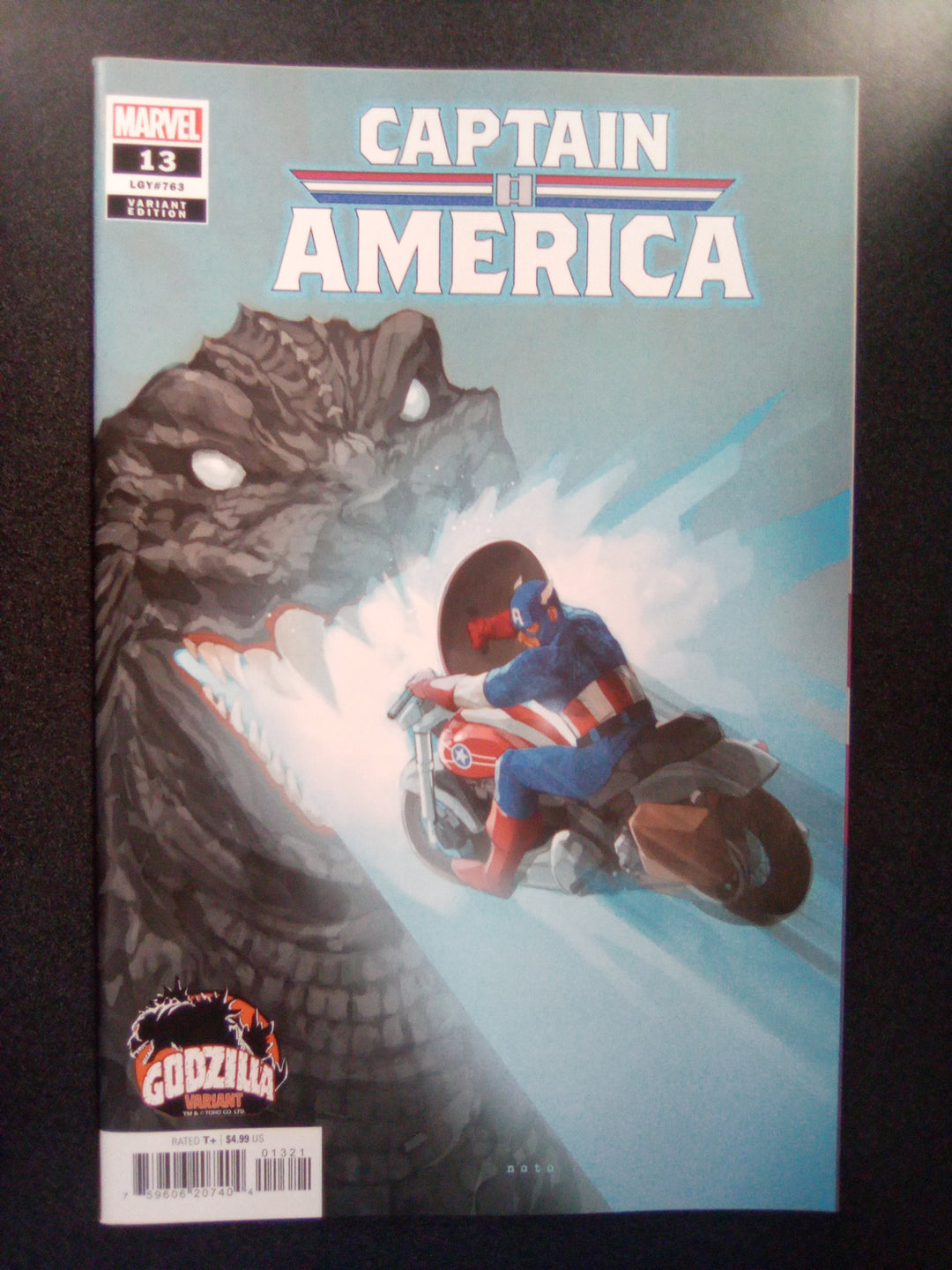 Captain America #13 Phil Noto Godzilla Variant