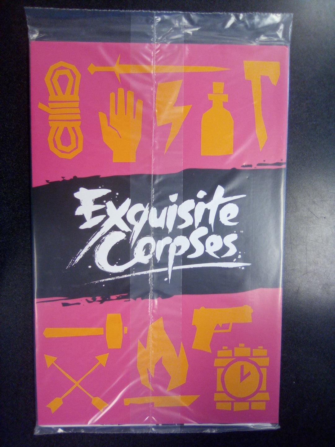 Exquisite Corpses #1 2nd Print Cover B 1 in 10 Michael Walsh Polybagged & Playing Card Black & White Variant (Mature)