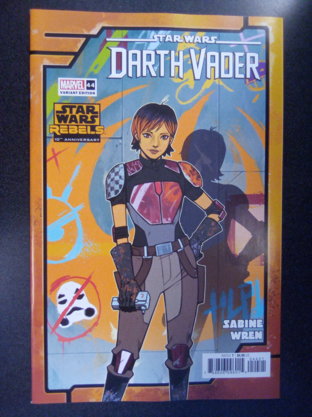 Star Wars Darth Vader #44 Caspar Wijngaard Sabine Wren Rebels 10th Anniversary Variant