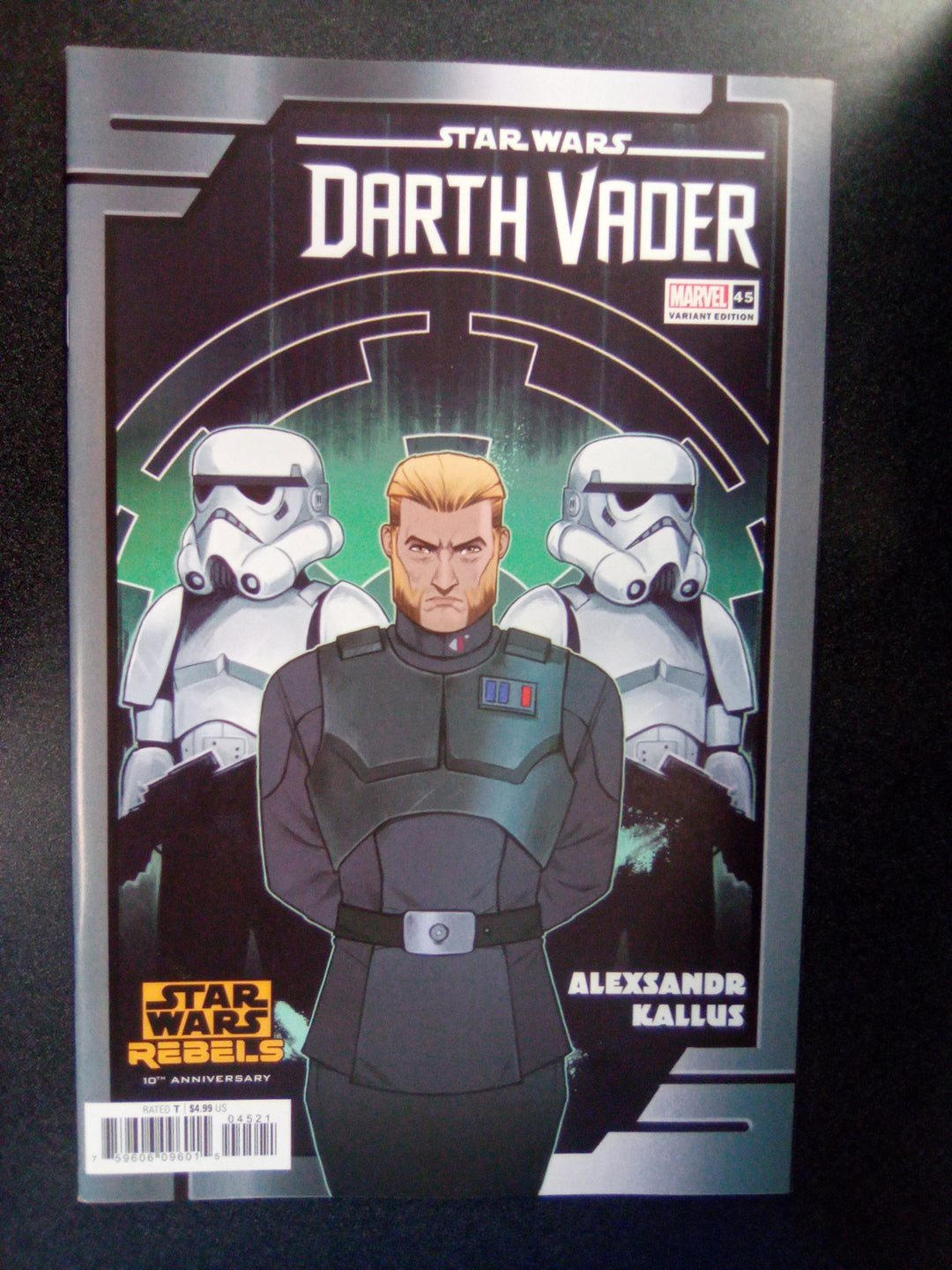 Star Wars Darth Vader #45 Caspar Wijngaard Agent Kallus Rebels 10th Anniversary Variant