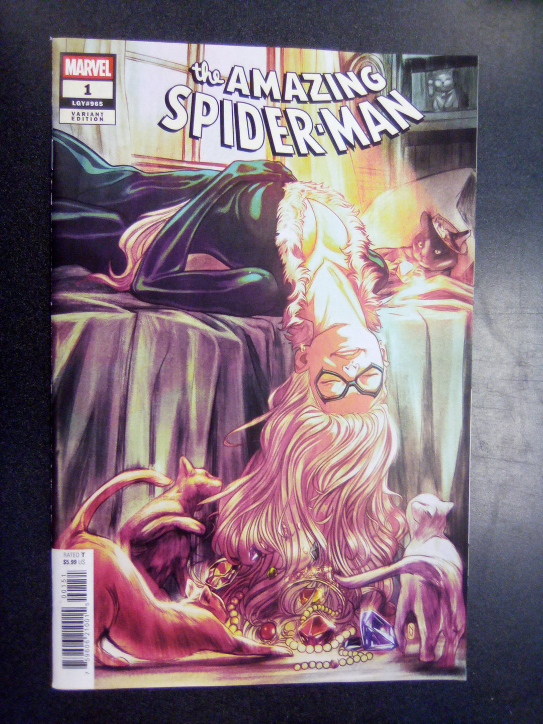 Amazing Spider-Man #1 Nimit Malavia Black Cat Variant