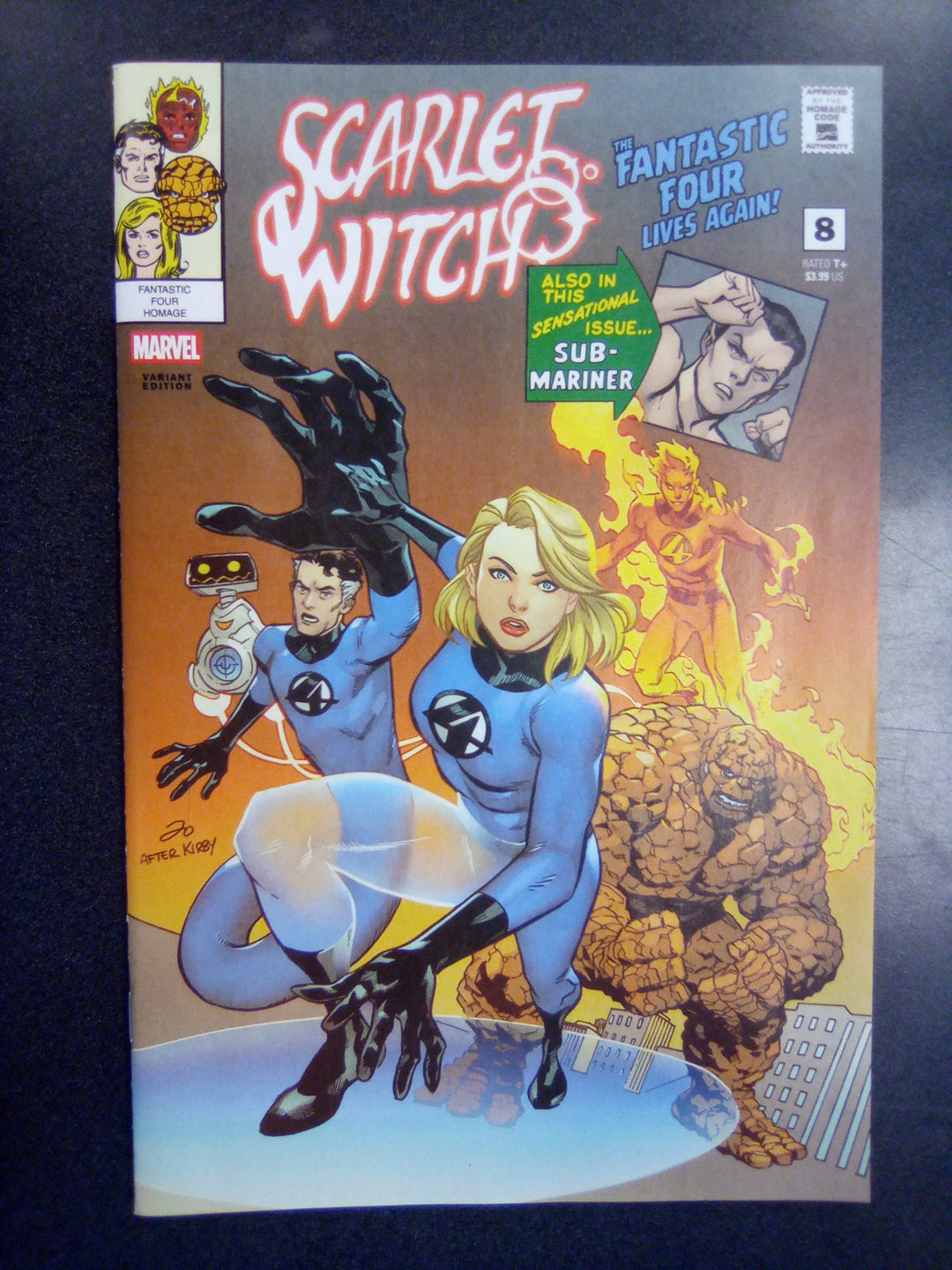 Scarlet Witch #8 Marcus To Fantastic Four Homage Variant