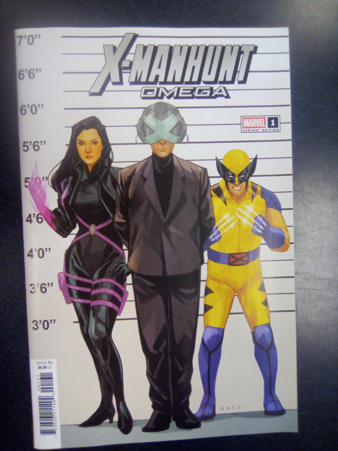 X-Manhunt Omega #1 Phil Noto Connecting X-Manhunt Variant [Xmh]