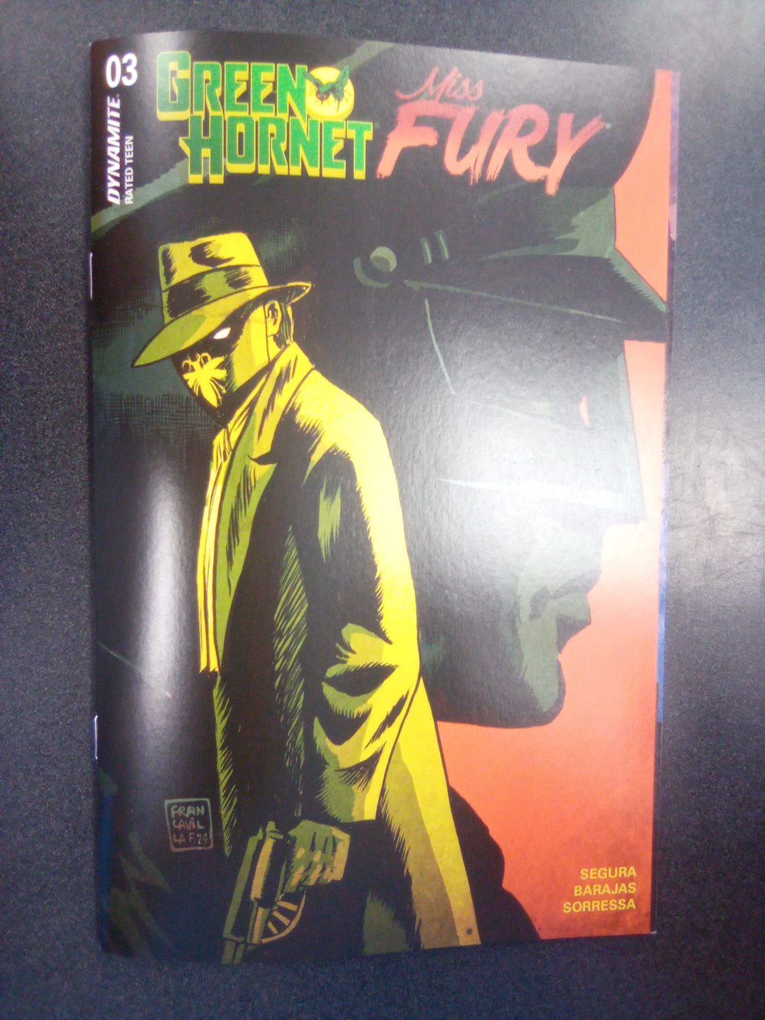 Green Hornet Miss Fury #3 Cover A Francavilla