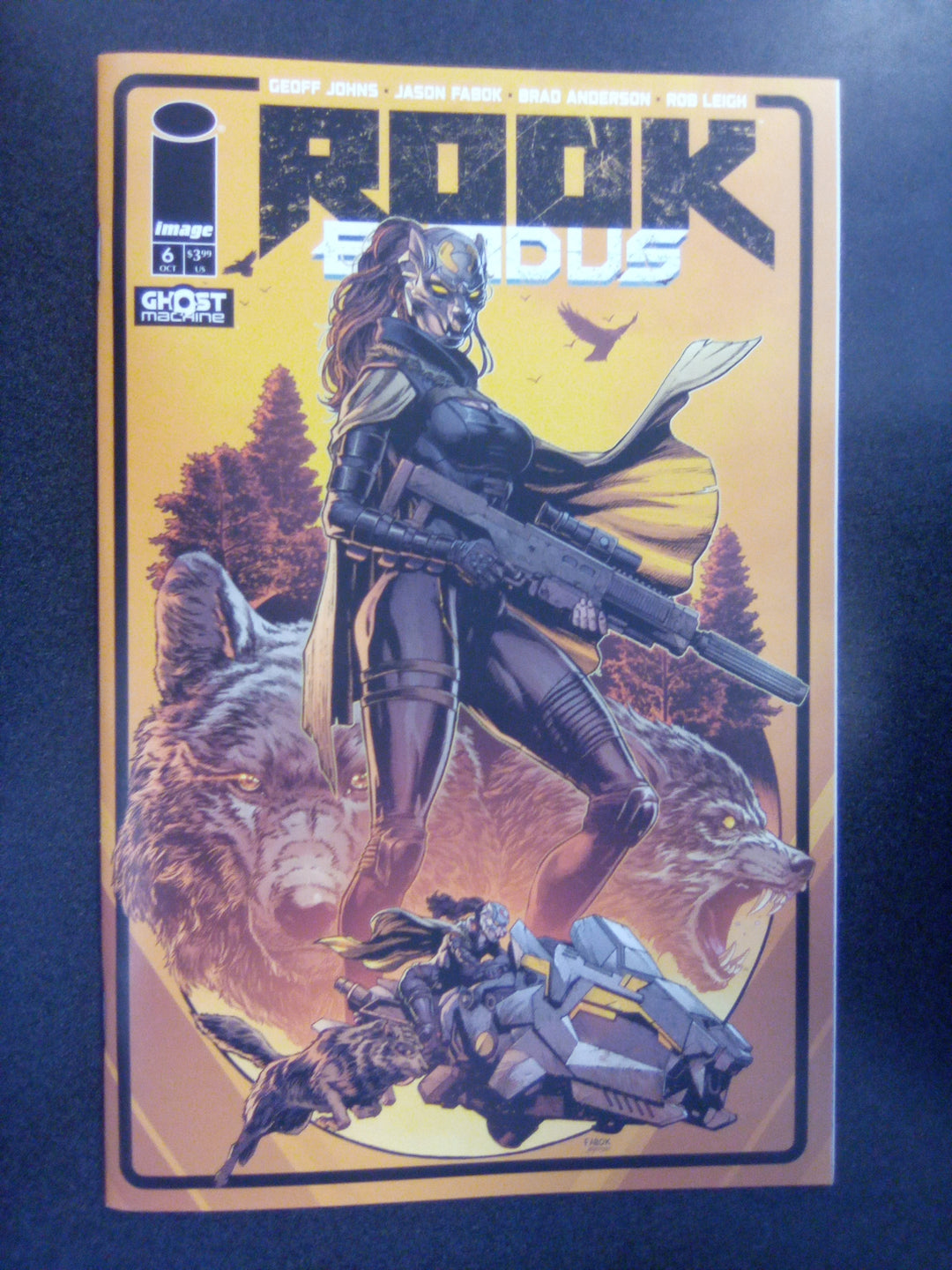 Rook Exodus #6 Cover B Jason Fabok & Brad Anderson Dire Wolf Variant