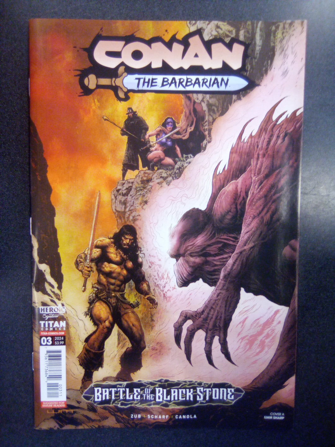 Conan the Barbarian Battle Blackstone #3 (Of 4) Cover A Sharp