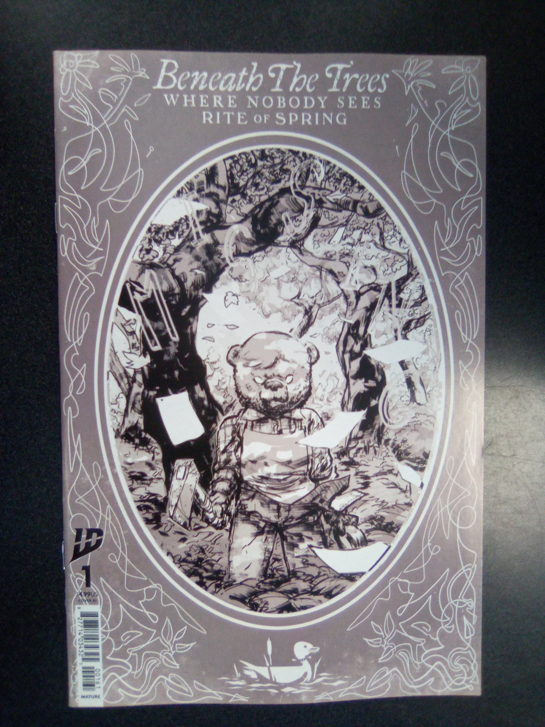 Beneath The Trees Where Nobody Sees: Rite Of Spring #1 Variant Ri (50) (Rossmo Storybook Variant Black & White)
