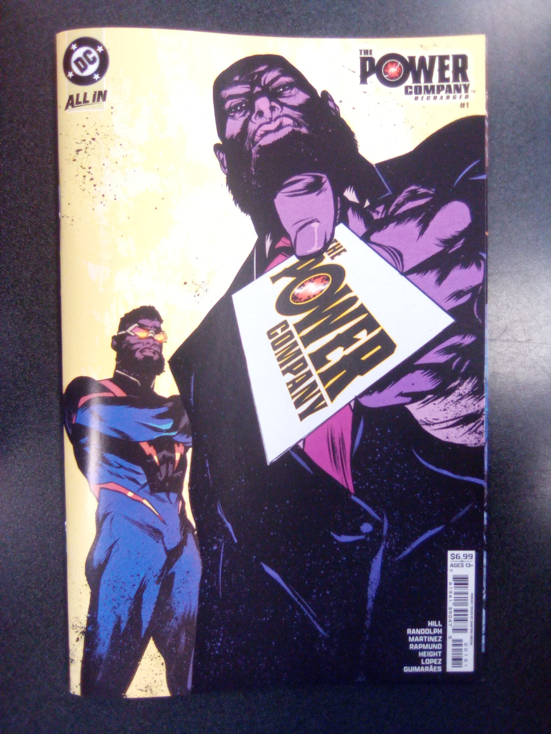 Power Company Recharged #1 (One Shot) Cover C Sanford Greene Card Stock Variant