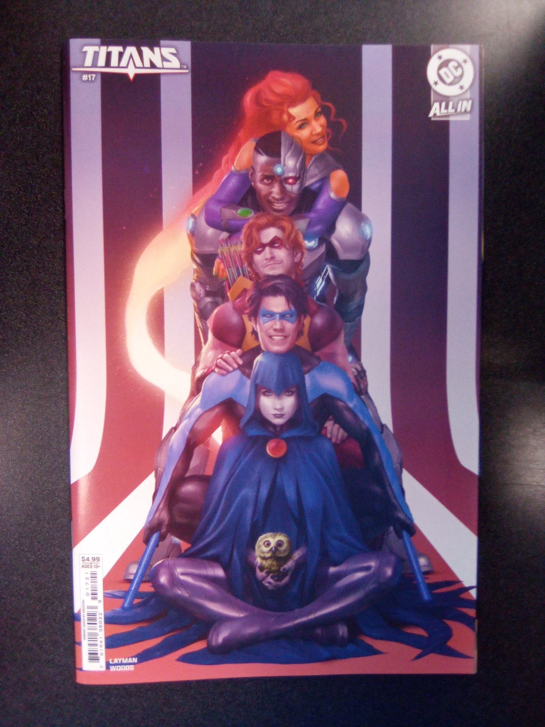 Titans #17 Cover B Rahzzah Card Stock Variant