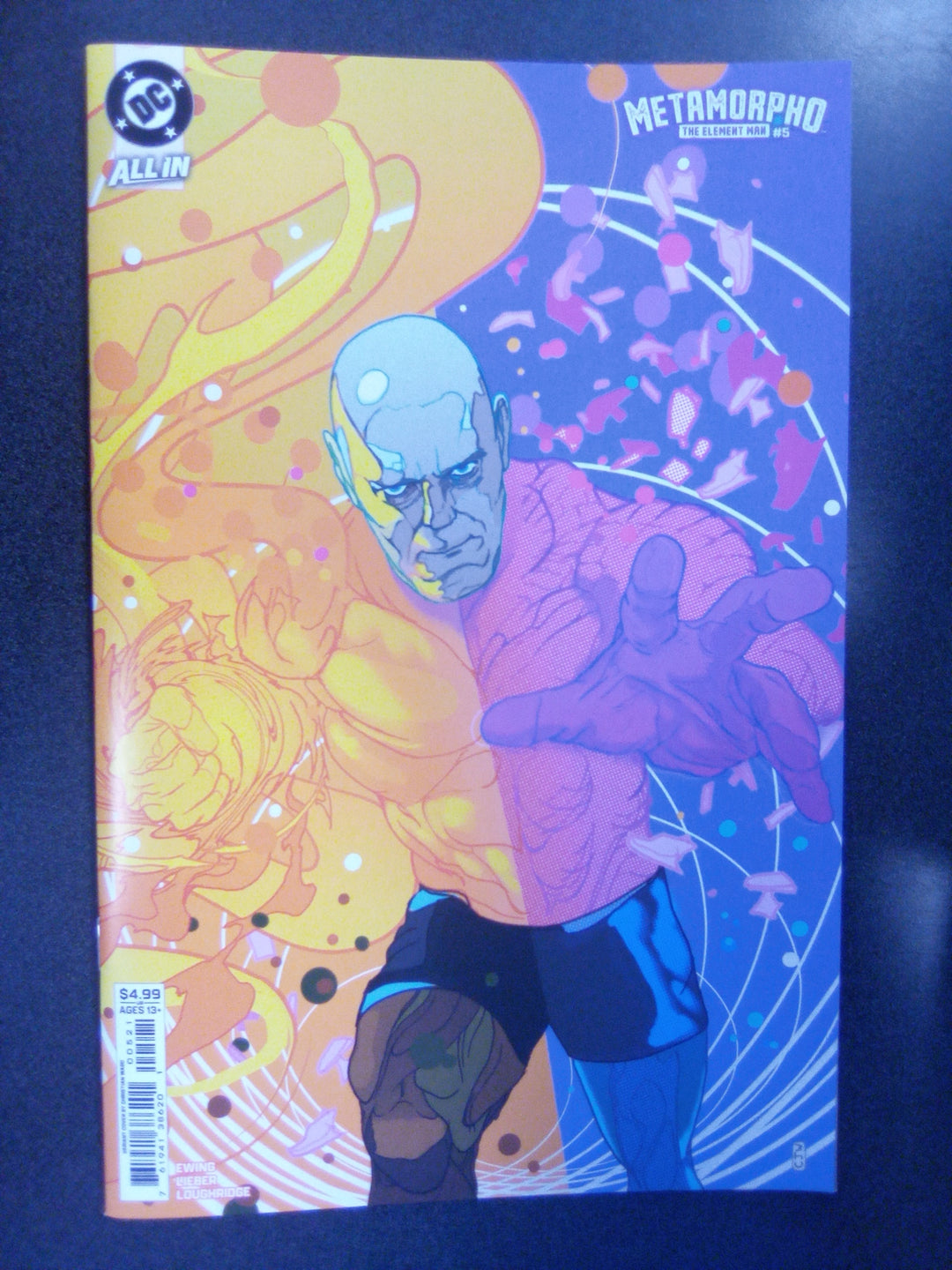 Metamorpho The Element Man #5 Cover B Christian Ward Card Stock Variant