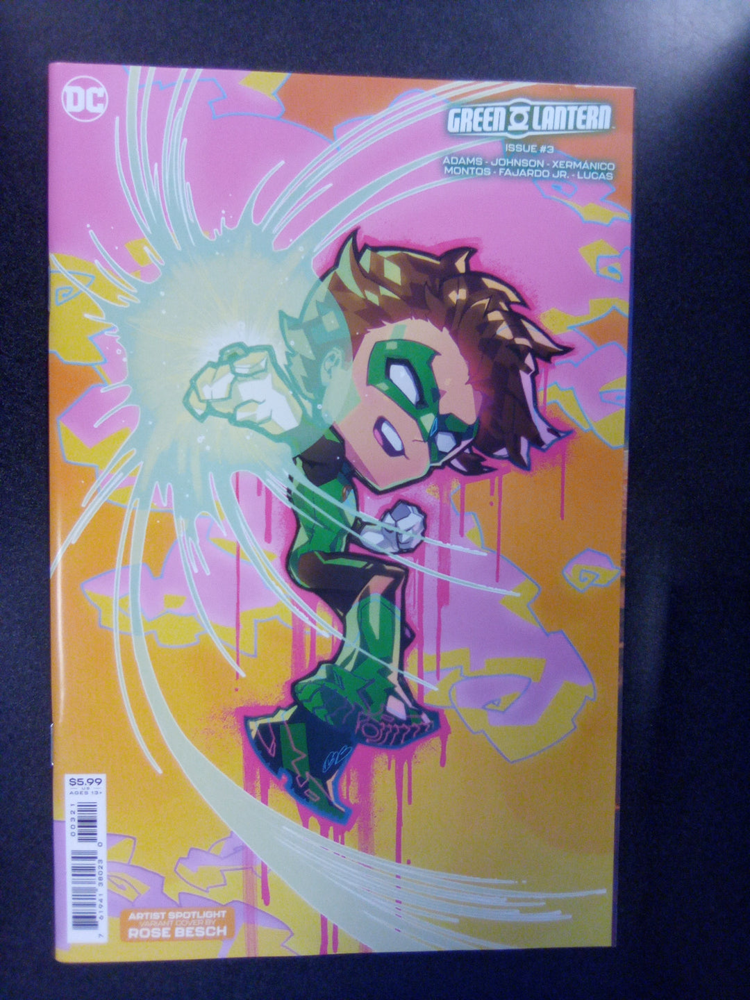Green Lantern #3 Cover C Rose Besch Creator Card Stock Variant