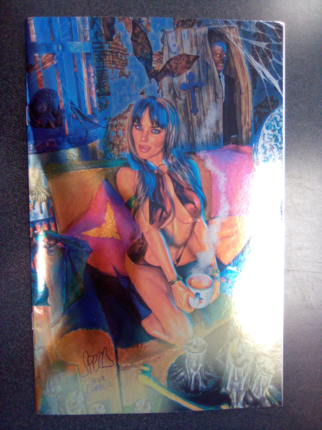 Vampirella (2025) #2 Cover Y Foc Bonus Spears Original Foil Virgin