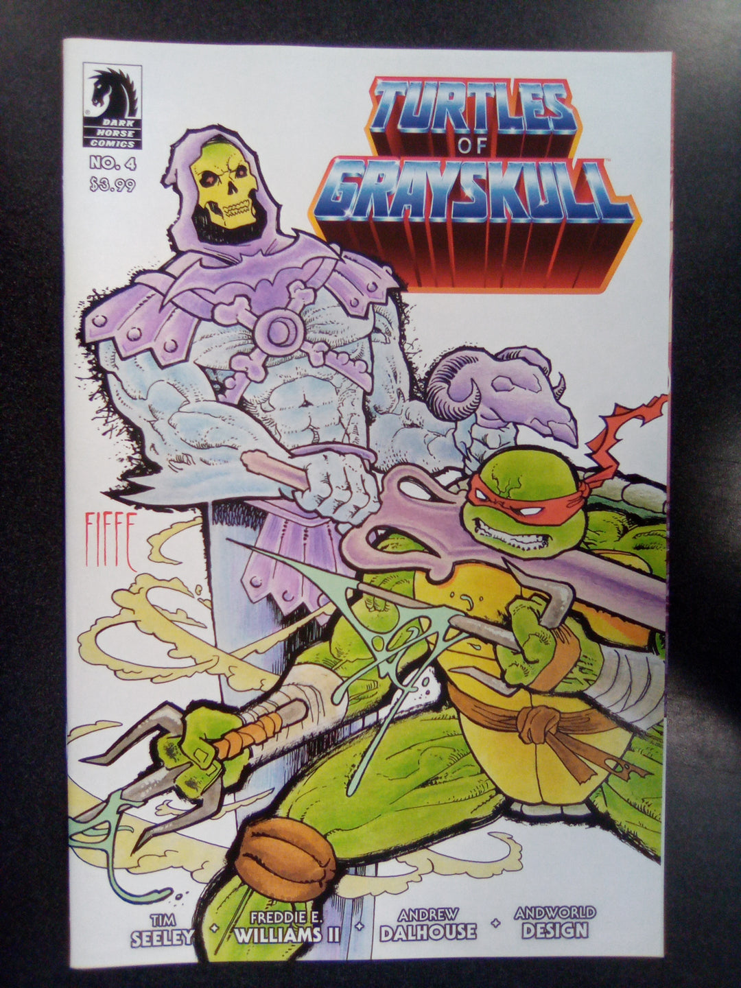 Masters Of Universe Teenage Mutant Ninja Turtles Turtles Of Grayskull #4 Cover B Fiffe