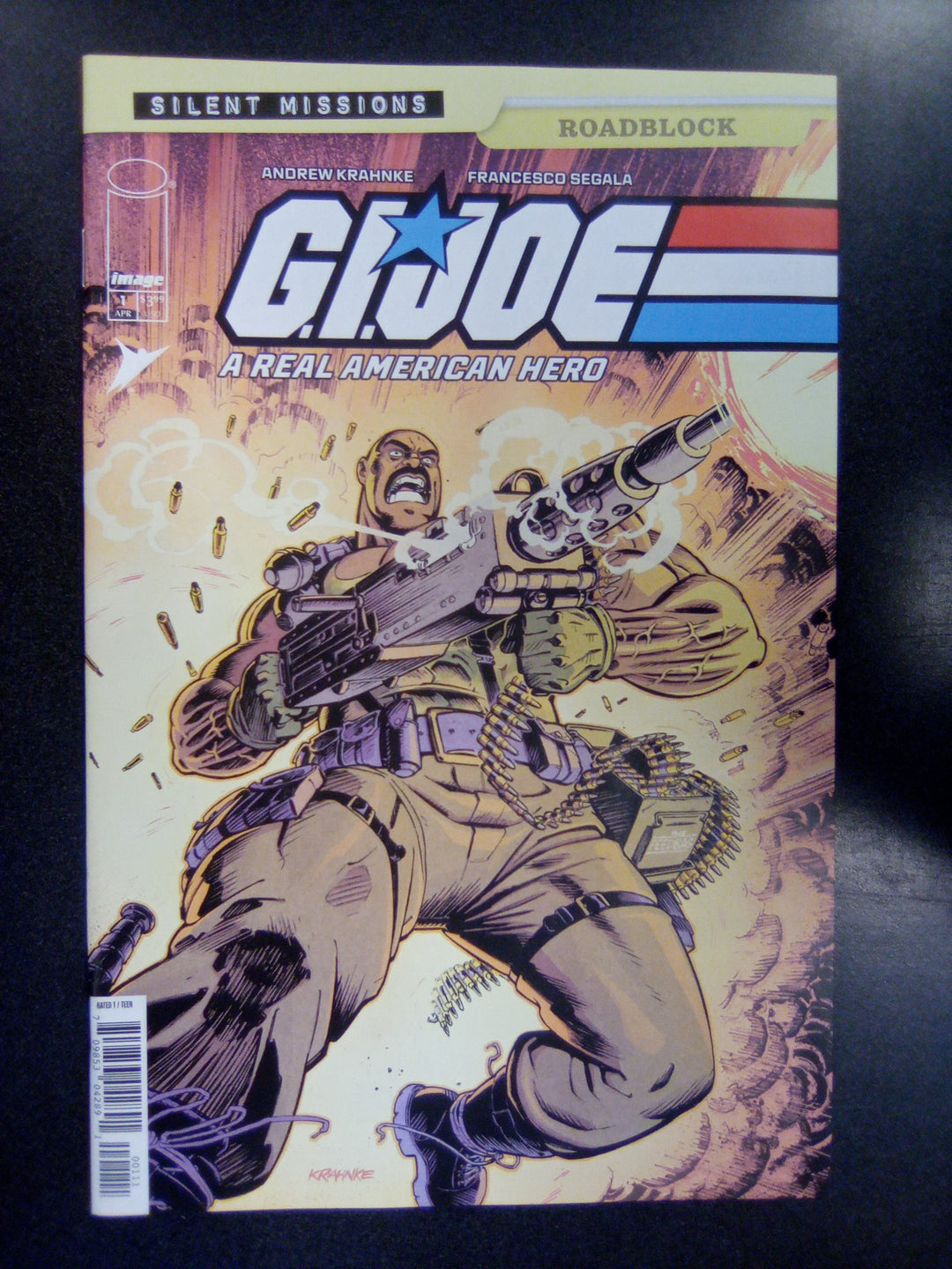 G.I. Joe A Real American Hero Roadblock #1 (One Shot) Cover A Andrew Krahnke