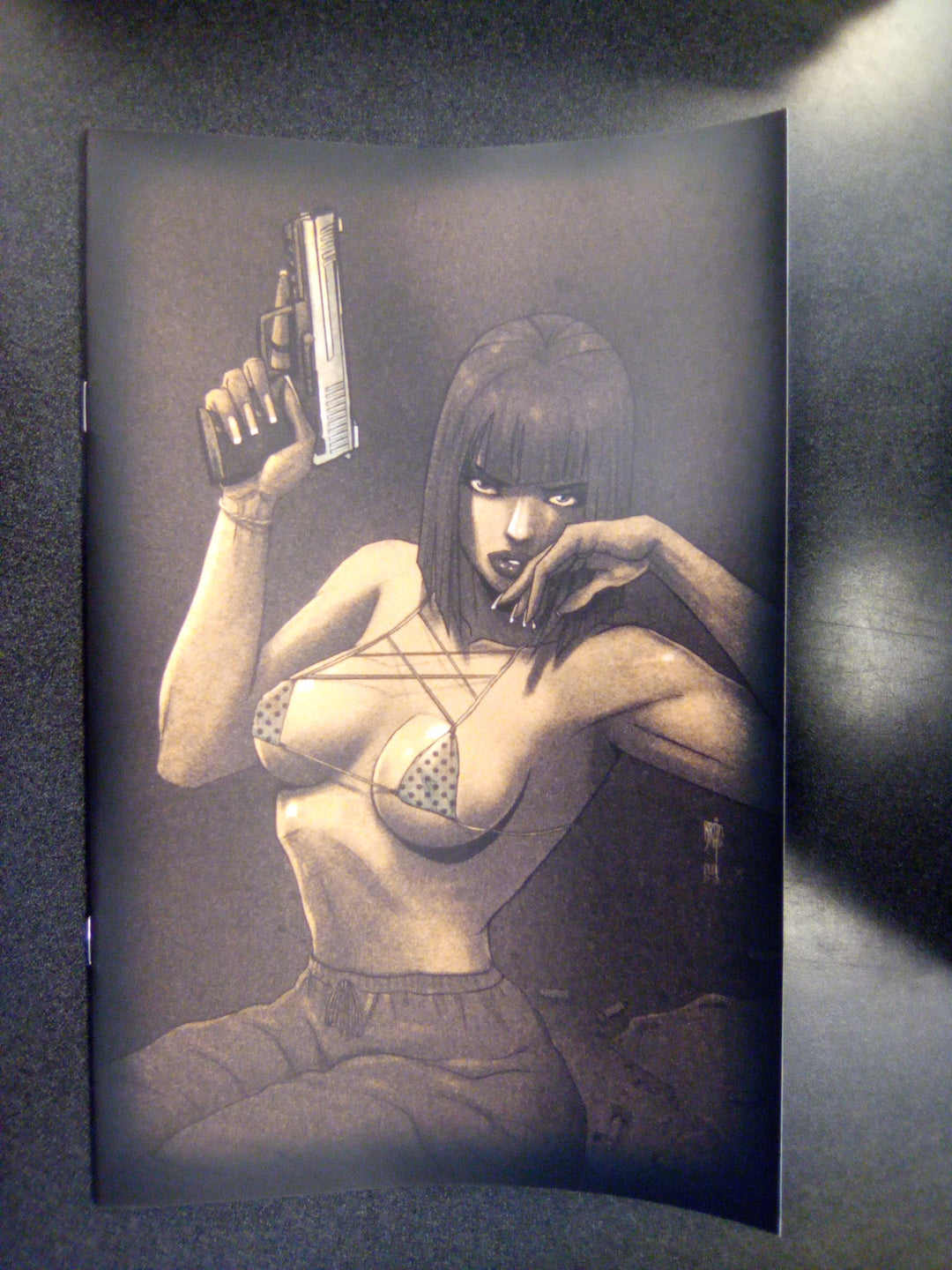 Heat Seeker Exposed A Gun Honey Series #1 Cover M Brao Unique Outfit Variant