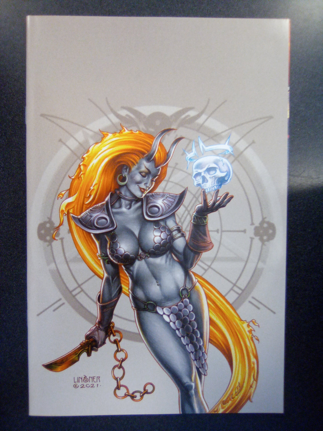 Hell Sonja #4 (2022) Cover P Linsner Virgin Variant