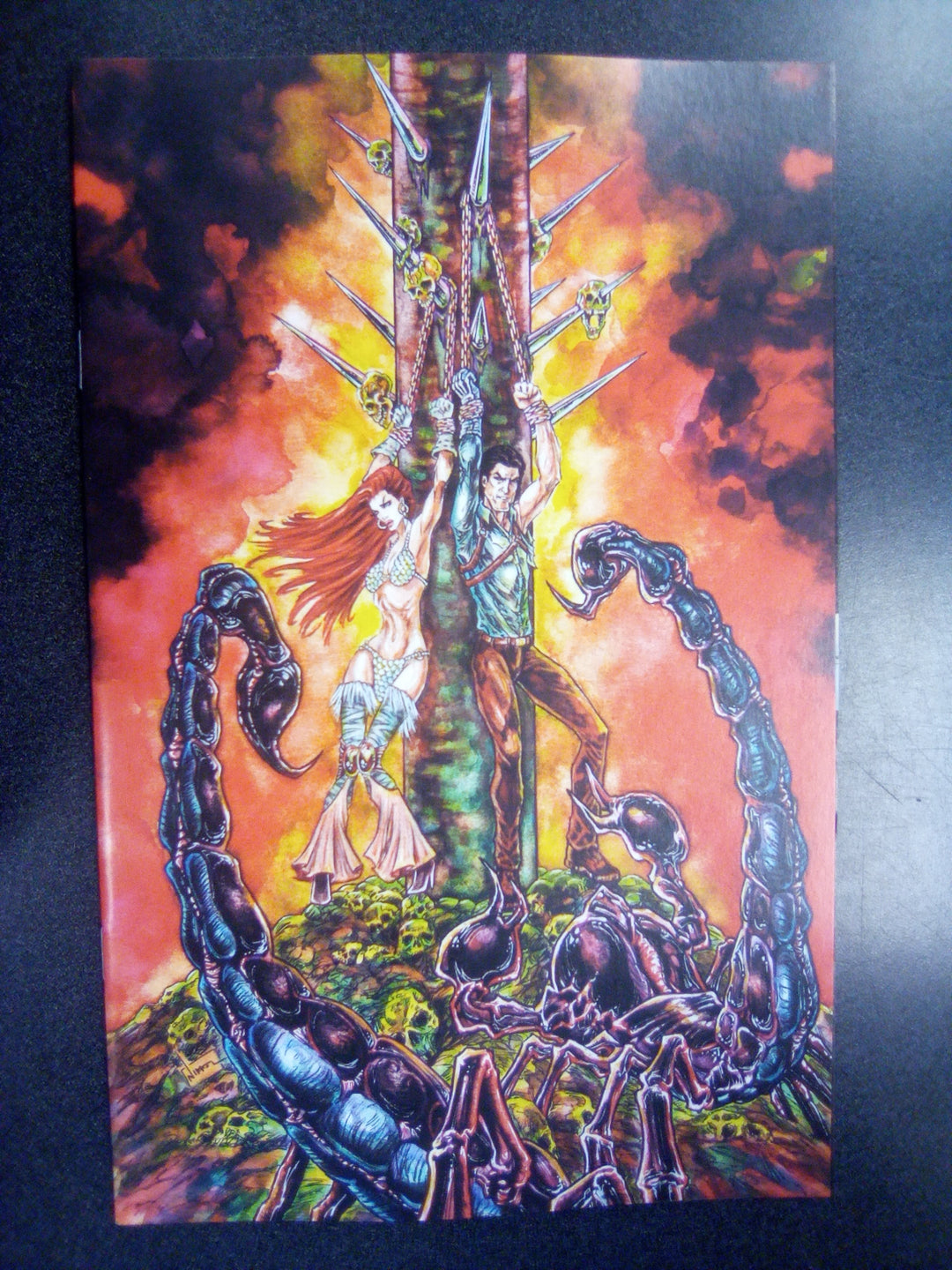 Red Sonja vs Army Of Darkness #5 Cover H 1:10 Nikkol Jelenic Full Art Variant