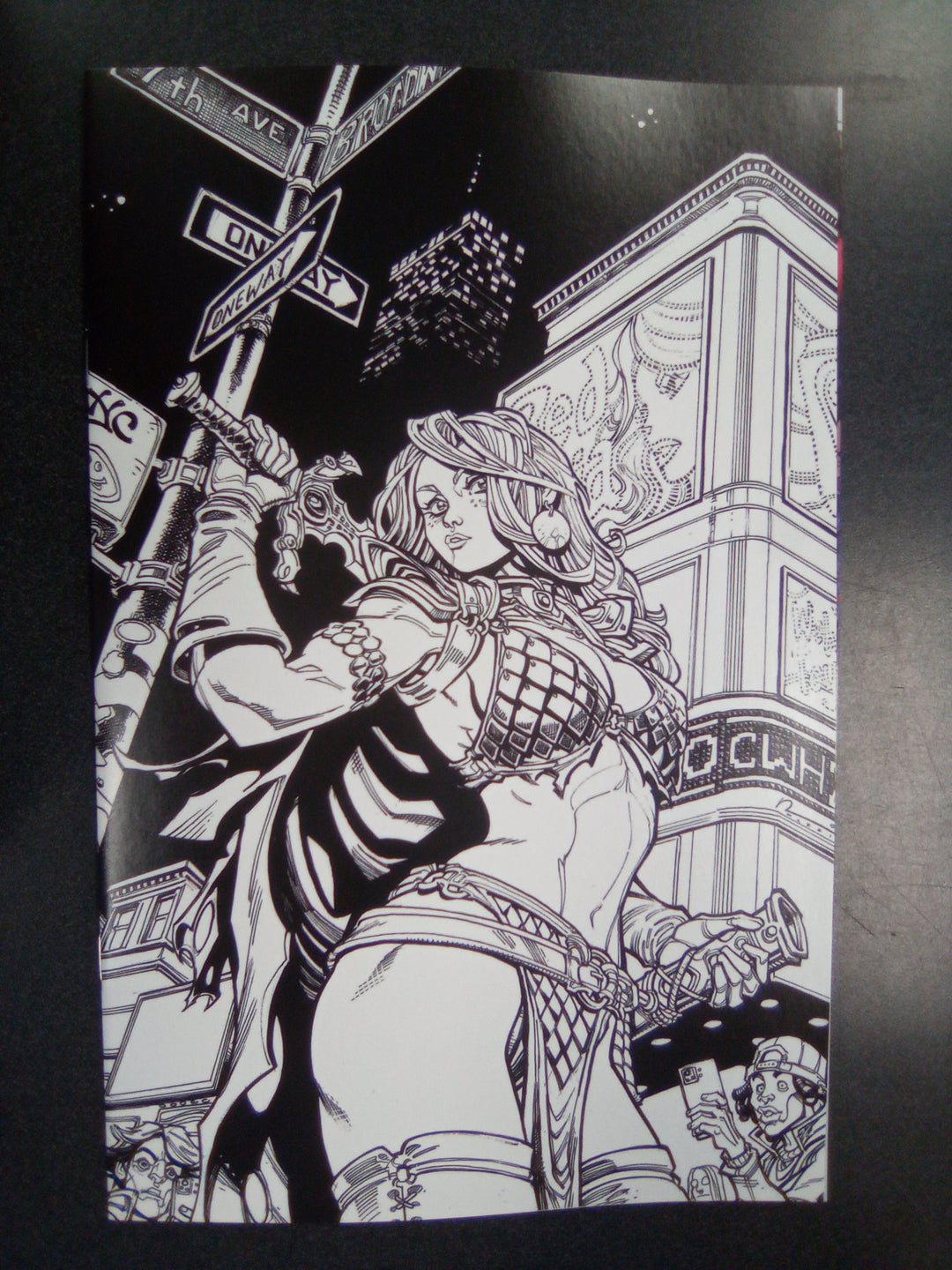 Sonja Reborn #1 Cover Q 1:15 Chad Hardin Line Art Full Art Variant