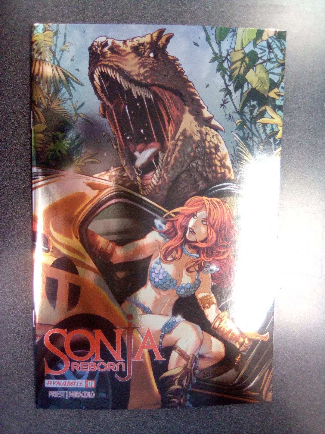 Sonja Reborn #1 Cover N 1:10 Greg Land Foil Variant