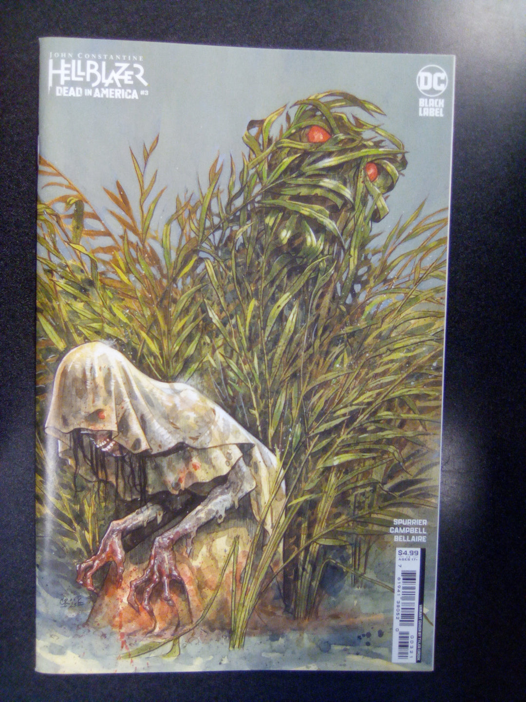 John Constantine Hellblazer Dead In America #3 Cover B Tyler Crook Variant