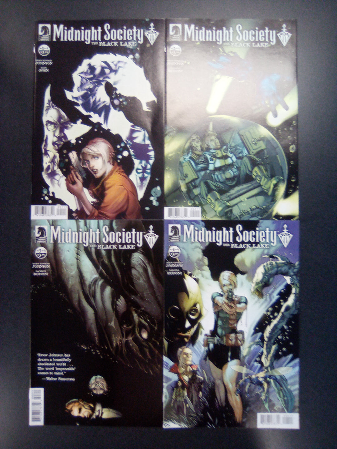 Midnight Society The Black Lake #1 - 4 (2015) Complete Set VF/NM